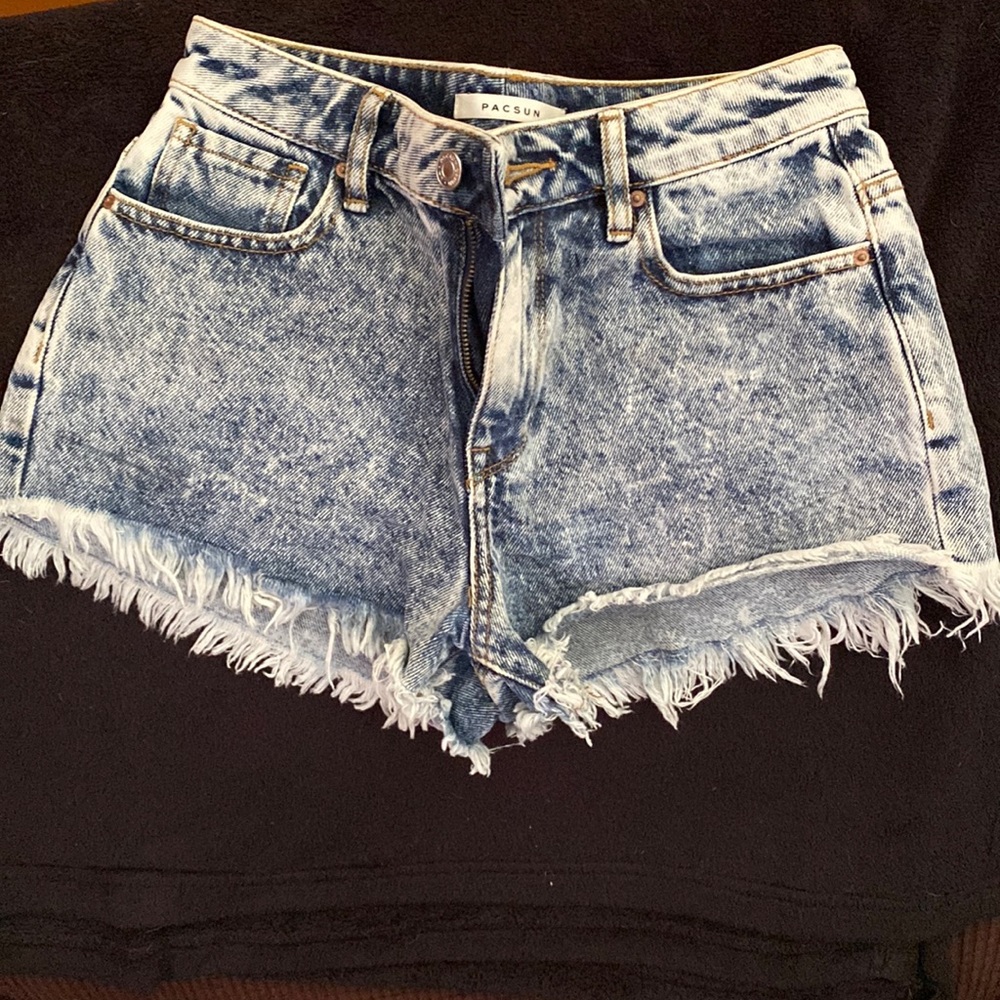 Acid Wash Shorts